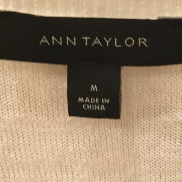 NWT - Ann Taylor Linen Blend Ann Cardigan - Picture 3 of 5
